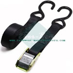 2 tie down straps bulk supplier-black ratchet straps
